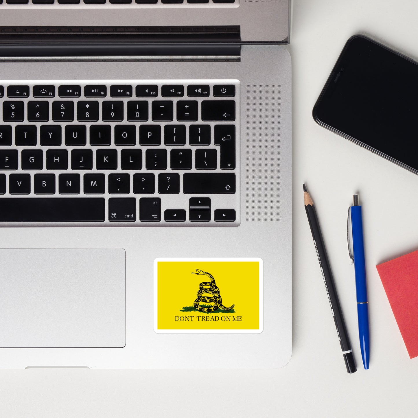 Laptop and Mac Sticker Decal Gadsen Don't Tread On Me Flag