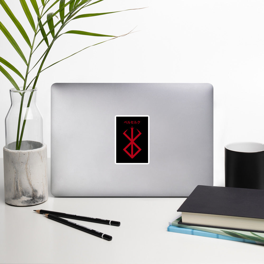 Laptop and Mac Sticker Decal Berserk Anime