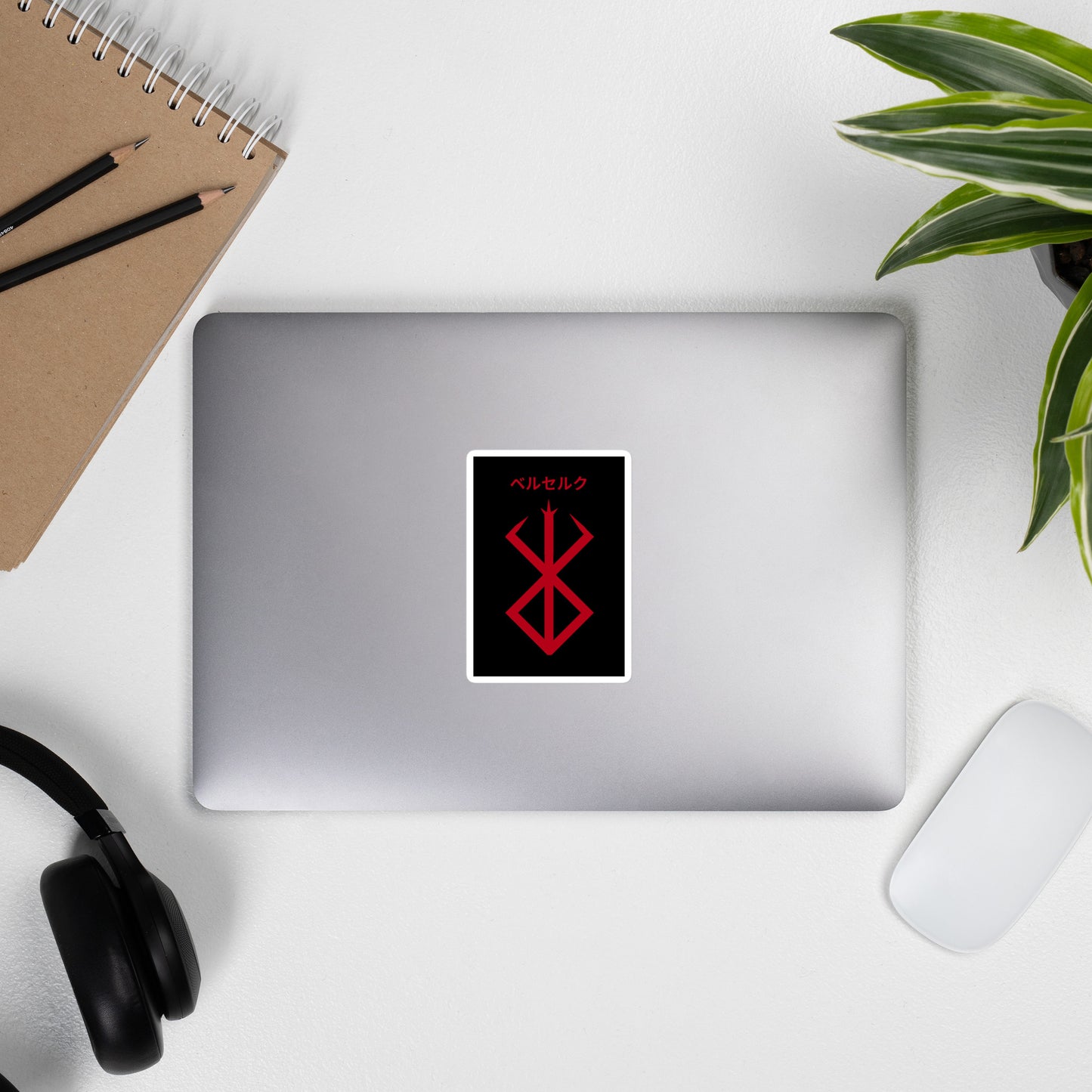 Laptop and Mac Sticker Decal Berserk Anime