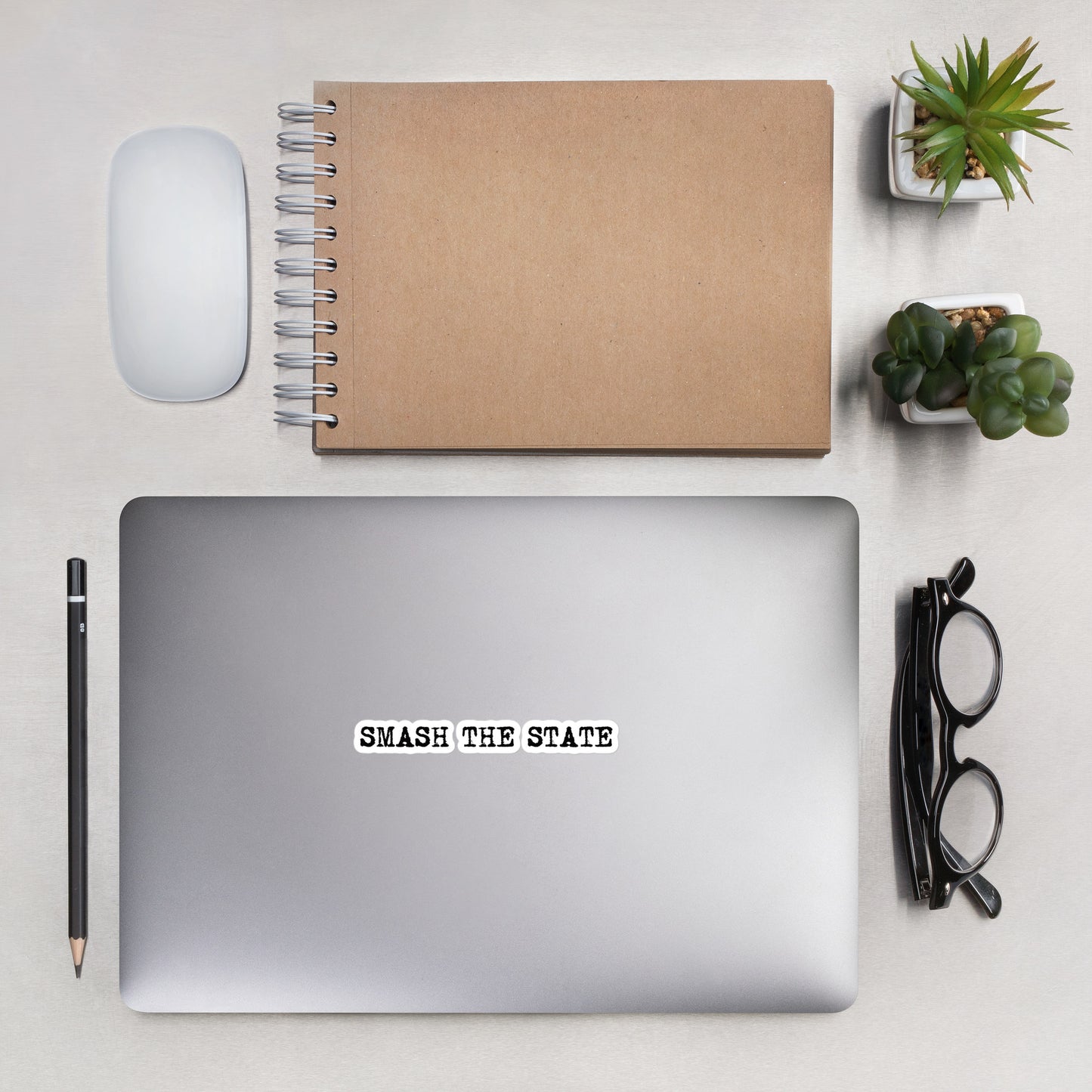 Laptop and Mac Decal Sticker Smash the State
