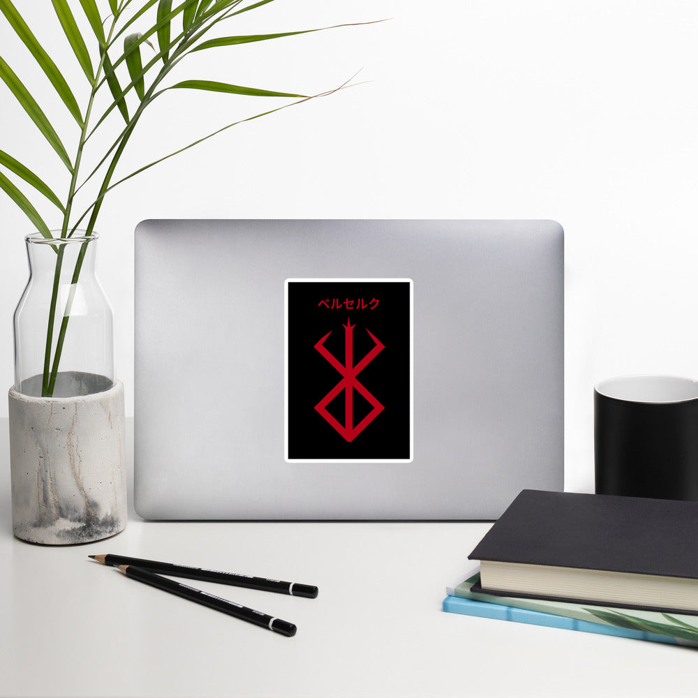 Laptop and Mac Sticker Decal Berserk Anime