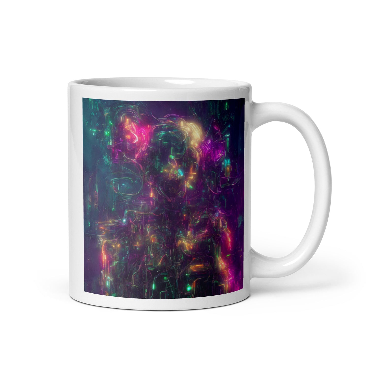 Futuristic Cyberpunk Sci Fi Art Mug