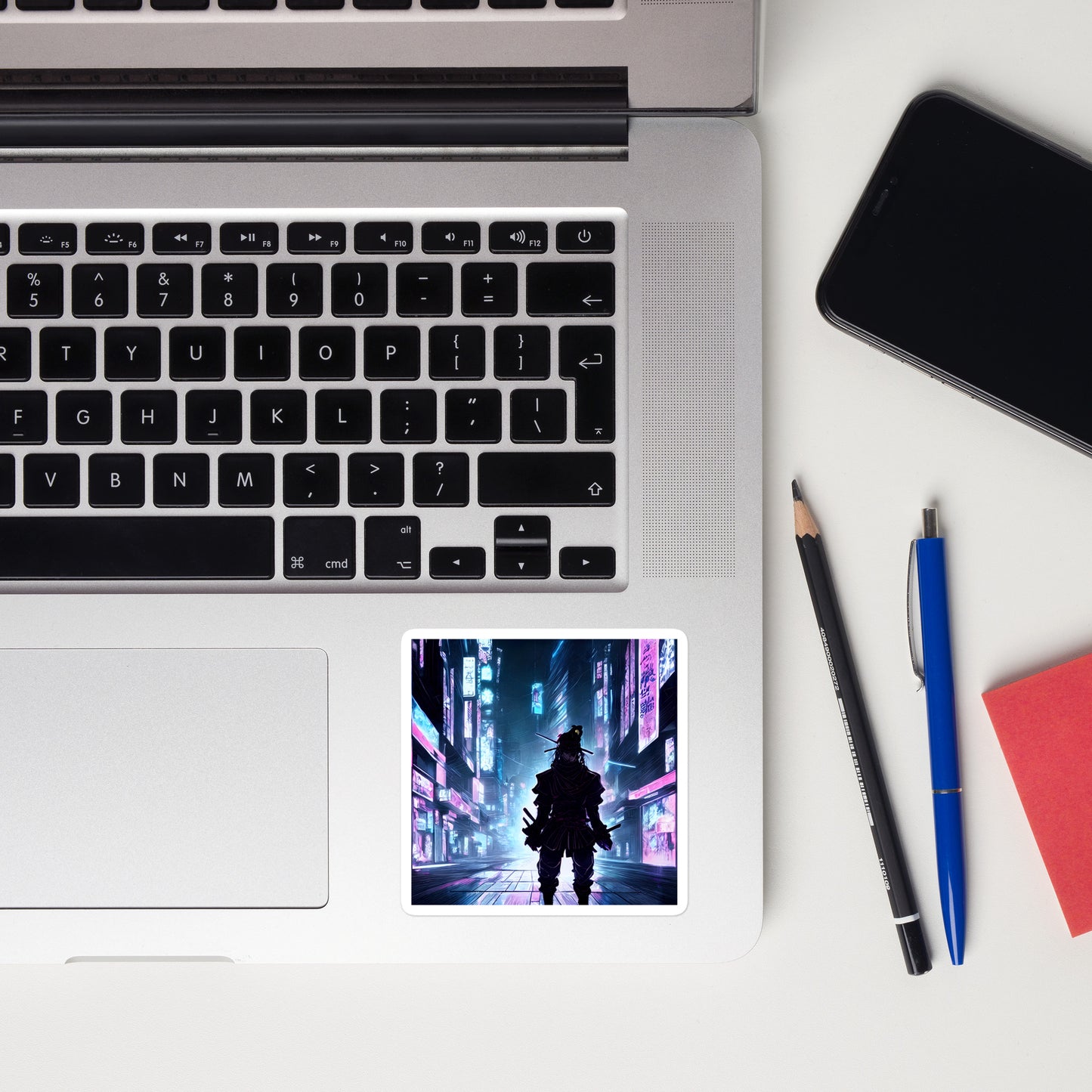Laptop and Mac Sticker Decal Futuristic Cyberpunk Art