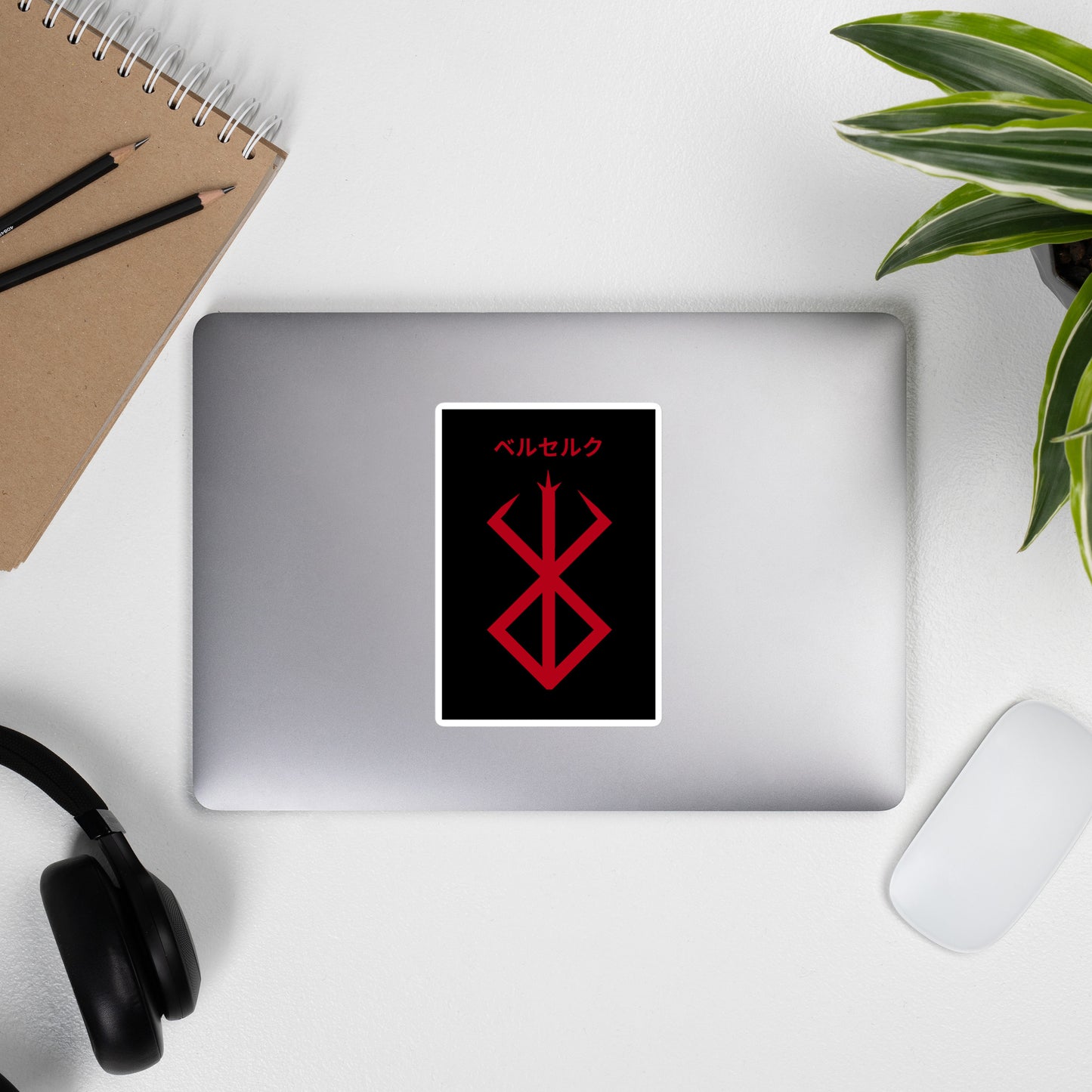 Laptop and Mac Sticker Decal Berserk Anime